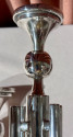 Hungarian Sterling Modernist Art Deco Candlesticks: Rare Matching Pair