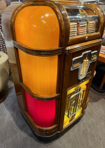 Vintage 1939 ROCK-OLA Standard Light Up Jukebox ST-39 Art Deco 78 RPM Restored