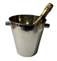 Hand Hammered Silver Champagne Cooler