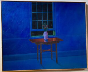 “Moon Bloom” by Mark Stock, 1979 — A Hauntingly Luminous Interior